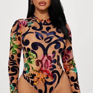 Georgia Floral Bodysuit - Large